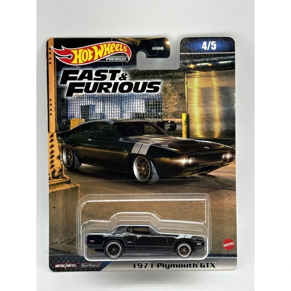 Hot Wheels Premium Fast Alfa Romeo Giulia Furious Diecast Car Orange Metal Set